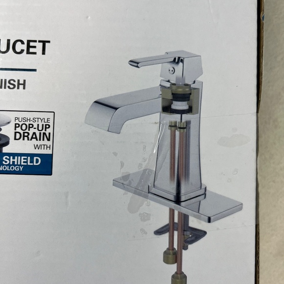 NIB Tuscany Coumbiana Collection Single Handle Faucet Polished Chrome Finish - Picture 7 of 8